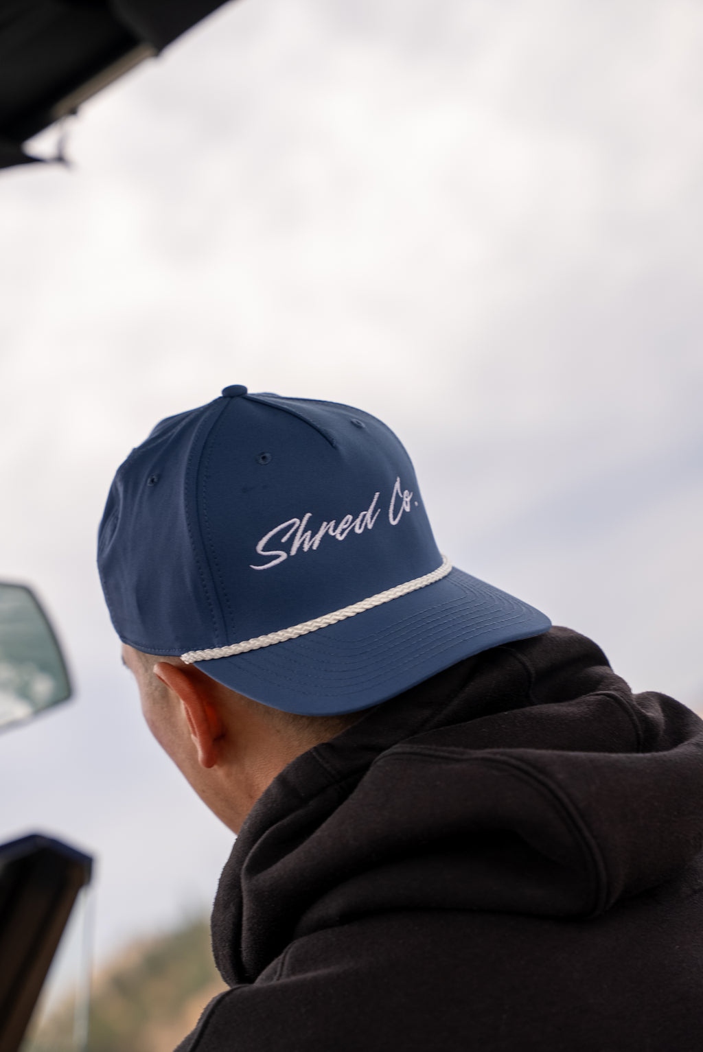 White Logo Rope Hat